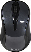 A4Tech V-Track Wireless Mouse <G3-280NS Glossy Grey> (RTL) USB 3btn+Roll, беспроводная, уменьшенная