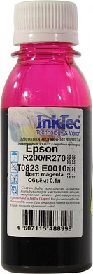 Чернила InkTec <T0823/E0010 Magenta 100мл> для Epson R200/R270