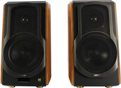 Колонки Edifier S1000W <Brown> (2x60W, дерево, WiFi, Bluetooth, ПДУ)