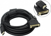 VCOM <CG484GD-5m> Кабель HDMI to DVI-D (19M -25M) 5м 2 фильтра