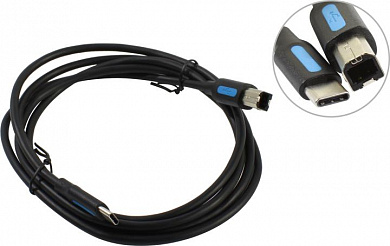 Vention <CQUBG> Кабель USB 2.0 USB-C-->BM   1.5м