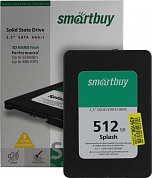 SSD 512 Gb SATA 6Gb/s SmartBuy Splash <SBSSD-512GT-MX902-25S3> 2.5" 3D TLC