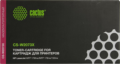 Картридж Cactus CS-W2073X Magenta для HP MFP 179fnw/178nw/150nw
