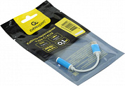 Cablexpert <CCA-UC3.5F-01-W> Кабель-адаптер USB-CM --> Jack3.5-F  0.1м