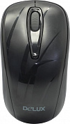 DELUX Wireless Mouse <DLM-107GX+G07UF Black> (RTL) USB 3btn+Roll