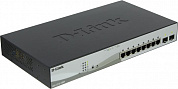 D-Link <DGS-1210-10MP /F3A> Управляемый коммутатор (8UTP 1000Mbps PoE + 2SFP)