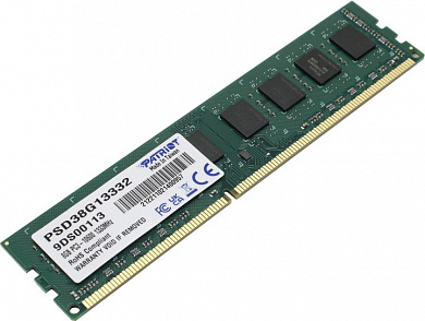 Patriot <PSD38G13332> DDR3 DIMM 8Gb <PC3-10600> CL9
