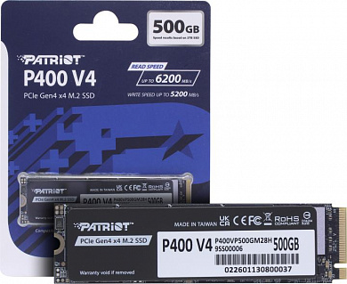 SSD 500 Gb M.2 2280 M Patriot P400 V4 <P400VP500GM28H>