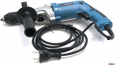 Makita <HP2071> Ударная дрель (1010W, 2900 об/мин, 13 мм, 2 скорости, регулятор, реверс, кейс)