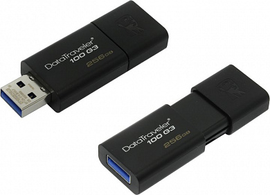 Kingston DataTraveler 100 G3 <DT100G3/256GB> USB3.0 Flash Drive  256Gb (RTL)