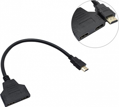 KS-is <KS-362> Кабель-разветвитель HDMI 19(M) -> 2xHDMI 19(F)