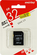 SmartBuy <SB32GBSDHCU3> SDHC Memory Card 32Gb Class10 UHS-I U3 V30