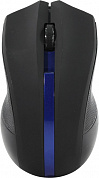 OKLICK Wireless Optical Mouse <615MW> <Black&Blue> 1000dpi (RTL) USB 3btn+Roll <412862>