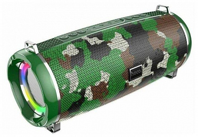 Колонка Hoco Xpress Sports <HC2 Camouflage Green> (Bluetooth, USB, microSD, FM, Li-Ion)