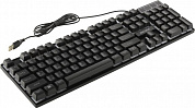 Клавиатура Smartbuy RUSH <SBK-320G-K> <USB> 104КЛ, подсветка клавиш