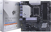 MSI PRO B760M-A DDR4 II (RTL) LGA1700 <B760> 2xPCI-E 2xHDMI+2xDP 2.5GbLAN SATA MicroATX 4DDR4