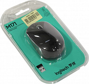 Logitech M171 Wireless Black Mouse <910-004643> (RTL) USB 3btn+Roll