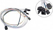 LR-LINK <LRSF43ST8P-0.75M>  Кабель SFF-8643-->4xSATA 0.75м