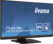 IIYAMA T2754MSC-B1AG Монитор LCD 27'' [16:9] 1920х1080(FHD) IPS,,TOUCH,/m2,/,1000:1,80M:1,4ms,VGA,DVI,HDMI,3Y,Black