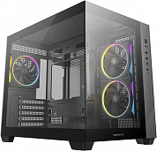 Minitower Deepcool CG330 3F <R-CG330-BKNGM3-G> Black MicroATX без БП, с окном
