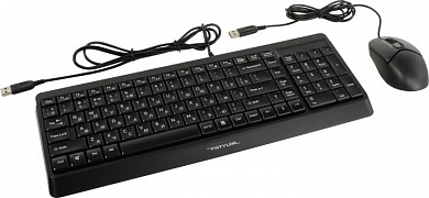 Клавиатура A4Tech Fstyler F1512 Black (Кл-ра, USB,+Мышь,3кн, Roll, USB)