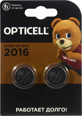 OPTICELL CR2016-2 (Li, 3V) <уп. 2 шт>