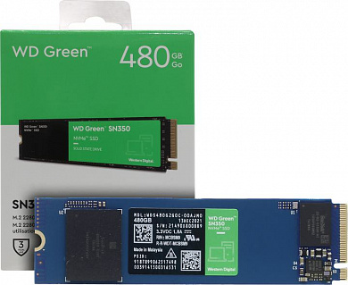 SSD 480 Gb M.2 2280 M 6Gb/s WD Green SN350 <WDS480G2G0C>