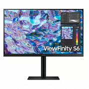 27"    ЖК монитор Samsung ViewFinity S6 S61F S27F610EAI с поворотом экрана (LCD, 2560x1440, HDMI, DP)