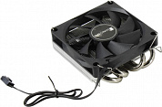 JONSBO <HP-400S Black> Cooler (4пин, 115X/1200/1700/AM4/AM5, 20.2-34дБ, 900-2800об/мин, Al+тепл.труб)