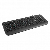 CBR KB 319H, Клавиатура проводная полноразмерная, USB, 104 клавиши, встроенный 2-портовый USB-хаб, ABS-пластик, длина к