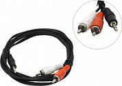 Telecom <TAV7183-2M> Кабель Jack3.5-M --> 2RCA-M 2м