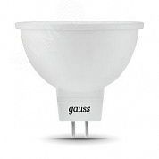 GAUSS 101505107 Лампа светодиодная LED 7 Вт 600 Лм 3000К теплая GU5.3 MR16 Black Gauss (101505107)