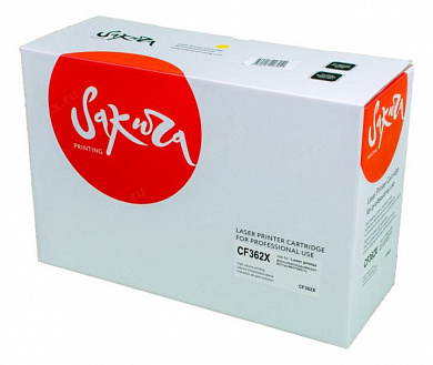 SACF362X Картридж SAKURA CF362X для HP, желтый, 9500 к.