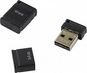 Qumo Nanodrive <QM64GUD-NANO-B> USB2.0 Flash Drive 64Gb (RTL)