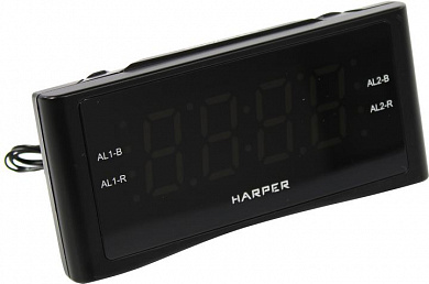HARPER <HCLK-1007> Радиобудильник (FM/AM, 1.2 LED)