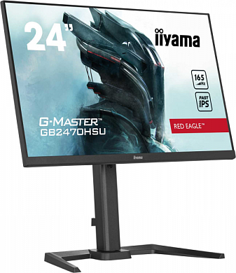 23.8" ЖК монитор IIYAMA G-MASTER GB2470HSU-B5 с поворотом экрана (LCD, 1920x1080, HDMI, DP, USB2.0 Hub)