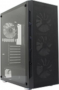 Miditower 1STPLAYER FIREBASE XP <XP-BK-4F1> Black ATX без БП