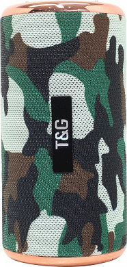 Колонка T&G TG153 Camouflage (Bluetooth, microSD, USB, FM, Li-Ion)