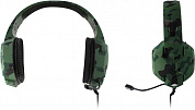Наушники с микрофоном Ritmix RH-566M Gaming Khaki Green (с регулятором громкости, шнур 1.8м)