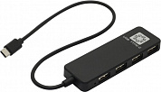 5bites <HB24C-210BK> 4-port USB2.0 Hub, подкл. USB-C