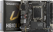 GIGABYTE H610I DDR4 (RTL) LGA1700 <H610> PCI-E Dsub+HDMI+2xDP GbLAN SATA Mini-ITX 2DDR4