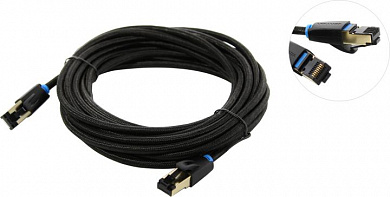 Patch Cord SFTP  кат.8  5м, чёрный