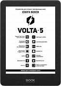 6" Эл. книга ONYX BOOX Volta 5 черный + чехол (758x1024, E-Ink Carta 1200,сенсор,подсветка, Wi-Fi, BT, 3000 мА*ч)