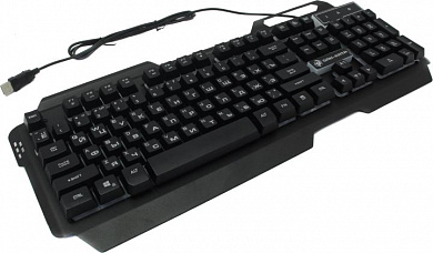 Клавиатура Dialog Gan-Kata KGK-25U <Black> <USB> 104КЛ, подсветка клавиш