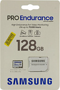 Samsung PRO Endurance <MB-MJ128KA> microSDXC Memory Card 128Gb Class10 UHS-I U3 V30+ microSD--> SD Adapter