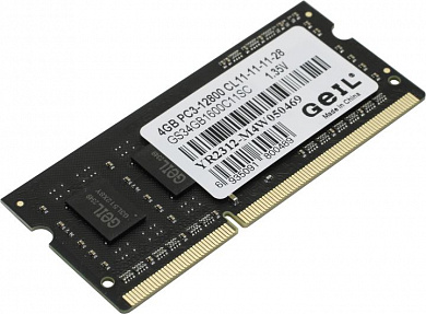 Geil <GS34GB1600C11SC> DDR3 SODIMM 4Gb <PC3-12800> CL11 (for NoteBook)