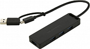 Vention <CHTBB> 4-port USB3.0 Hub, подкл. USB-C