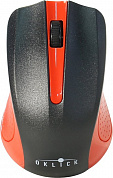 OKLICK Wireless Optical Mouse <485MW> <Black&Red> (RTL) USB  3btn+Roll <997828>