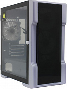 Minitower 1STPLAYER TRILOBITE T3-G <T3-G-WH-4F1-W> White MicroATX без БП