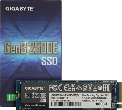 SSD 1 Tb M.2 2280 M GIGABYTE Gen3 2500E <G325E1TB>